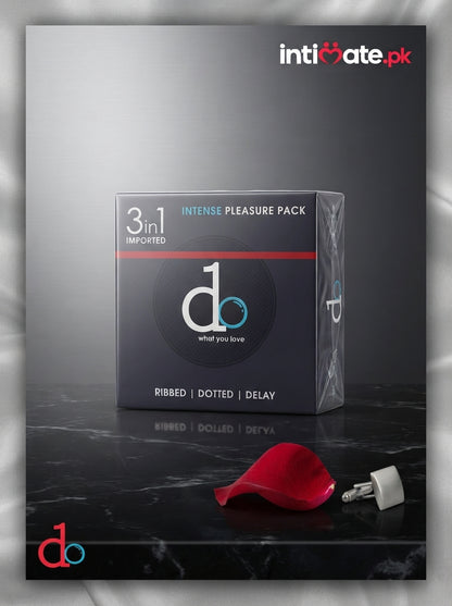 DO 3-in-1 Condoms – Dotted, Ribbed & Delay Condoms in Pakistan | intimate.pk