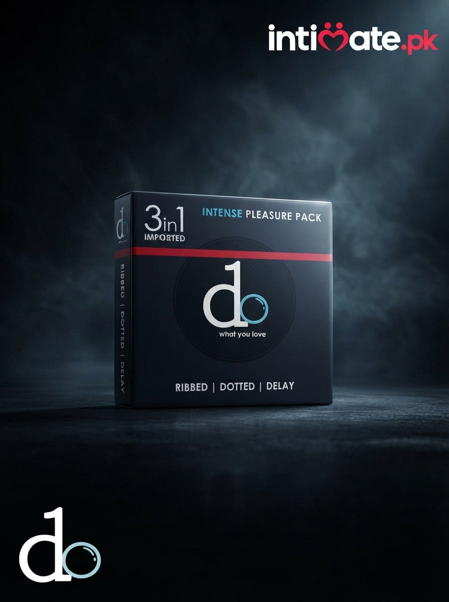 DO 3-in-1 Condoms – Dotted, Ribbed & Delay Condoms in Pakistan | intimate.pk