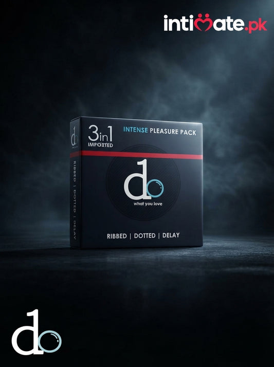 DO 3-in-1 Condoms – Dotted, Ribbed & Delay Condoms in Pakistan | intimate.pk