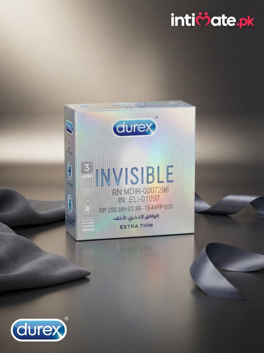 Durex Invisible Extra Thin Condoms with Extra Sensitivity - Buy Online in Pakistan