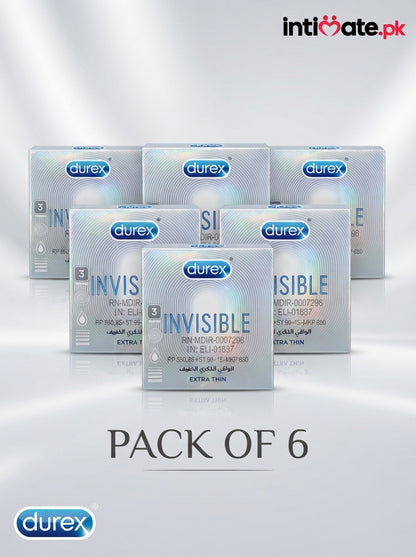 Durex Invisible Extra Thin Condoms with Extra Sensitivity - Buy Online in Pakistan