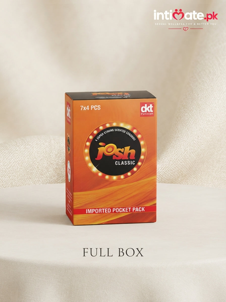 Josh Classic Condoms – Natural Latex Lubricated Condoms | Price in Pakistan
