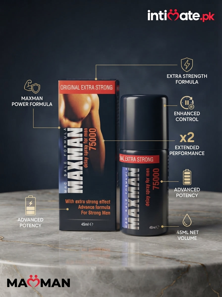 MaxMan 75000 Delay Spray for Men – Price in Pakistan