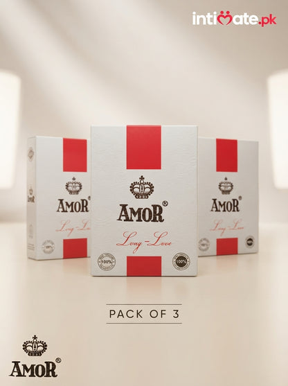 Amor Long Love Condoms – Delay & Timing Support Buy Online in Pakistan