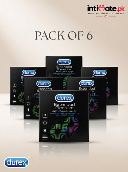 Durex Extended Pleasure with Enhanced Lubricant to Last Longer Buy Online in Pakistan
