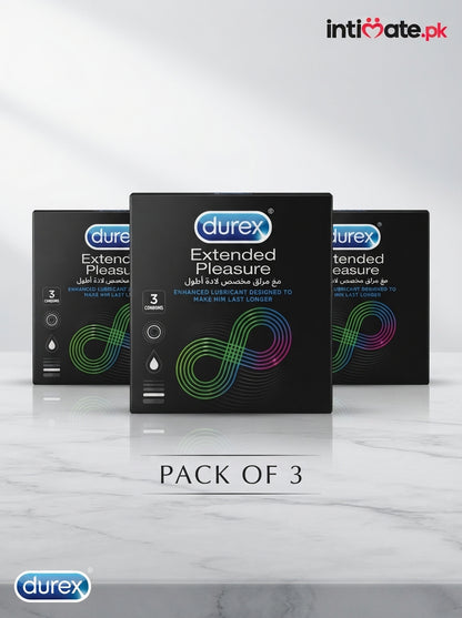 Durex Extended Pleasure with Enhanced Lubricant to Last Longer Buy Online in Pakistan