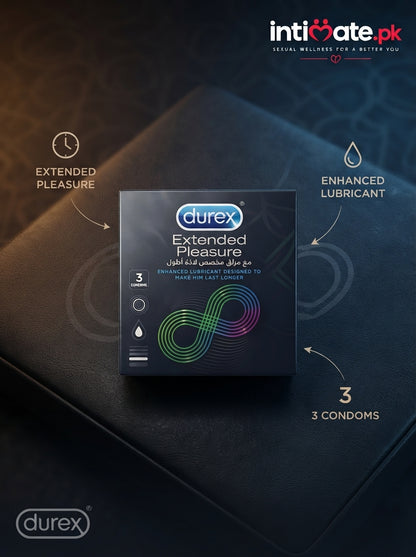 Durex Extended Pleasure with Enhanced Lubricant to Last Longer Buy Online in Pakistan