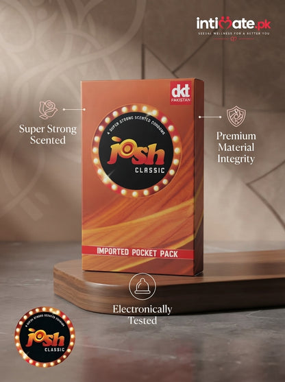 Josh Classic Condoms – Natural Latex Lubricated Condoms | Price in Pakistan