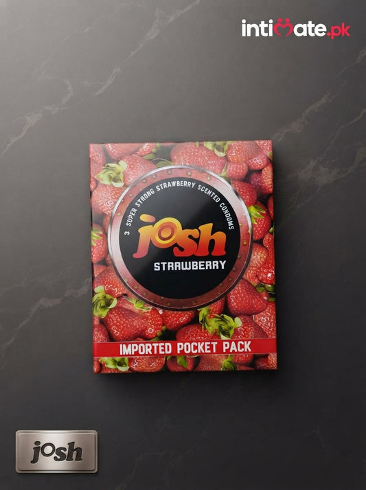 Josh Strawberry Flavored Condoms with Awesome Fragrance Buy Online