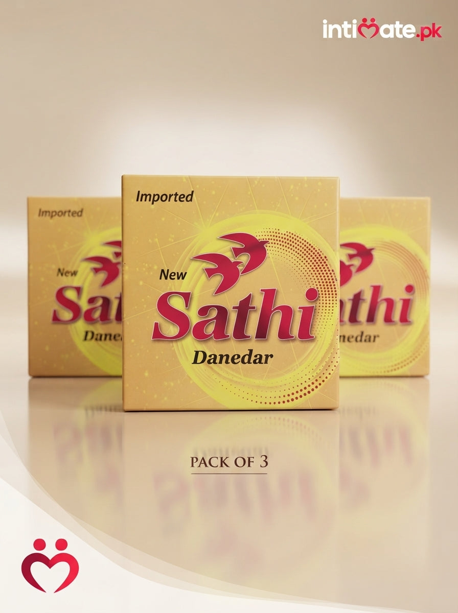 Dotted texture of the Sathi Danedar condom