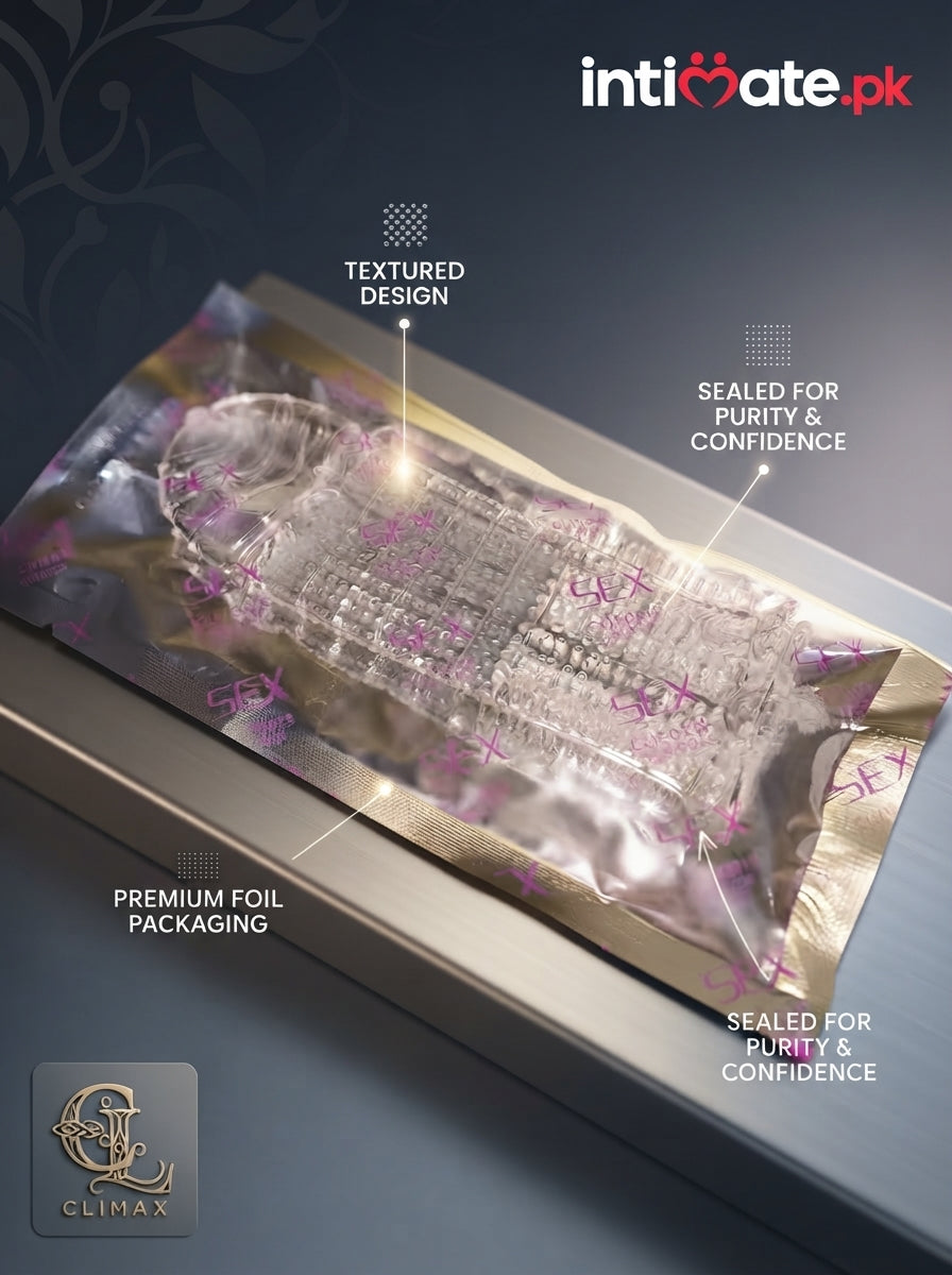 Silicone condom product available at intimate.pk