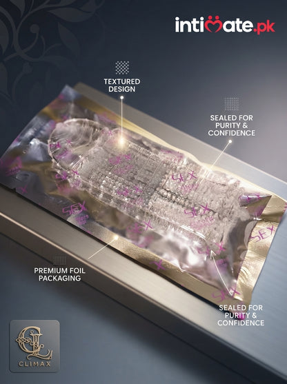 Silicone condom product available at intimate.pk